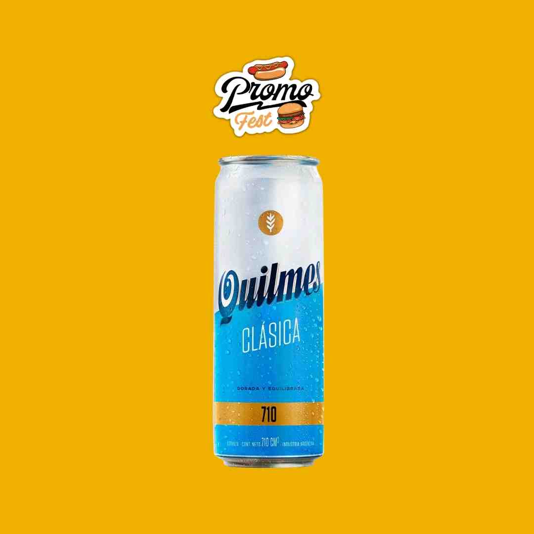 LATA DE CERVEZA QUILMES X710ML