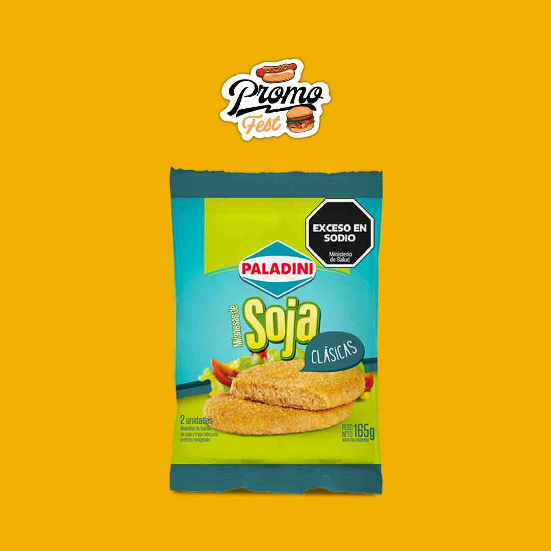 MILANESA DE SOJA PALADINI X2UNI